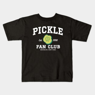 Pickle Fan Club Brooklyn New York Athletic Kids T-Shirt